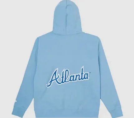 Eric Emanuel EE Atlanta Braves NE Hoodie Light Blue