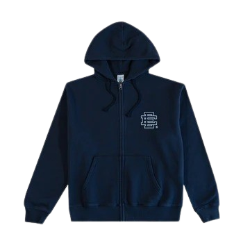 EE® Basic Zip Up Navy Hoodie